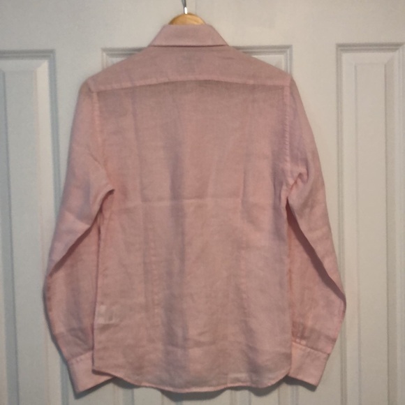 Men’s Linen Jaeger Shirt 14.5 - Picture 2 of 5